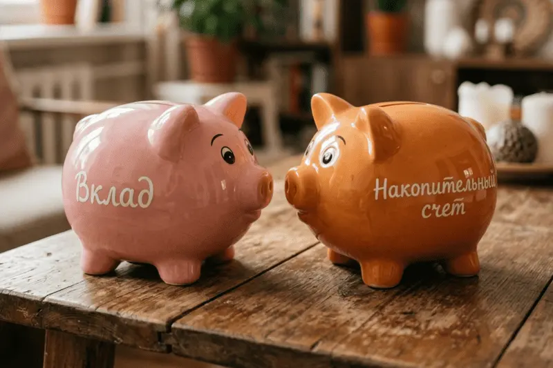 Чем вклад отличается от накопительного счета в 2026: 5 ключевых параметров